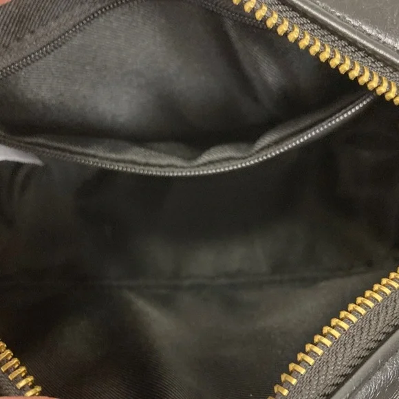 Universal Thread Checkered Black and Cream Crossbody Bag Faux Leather Cute 8 x 6 - Picture 10 of 12